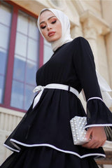 فستان Bestenur لون أسود