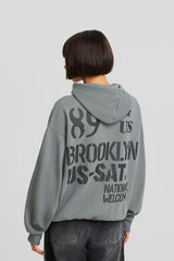 هودي Bershka لون كاكي