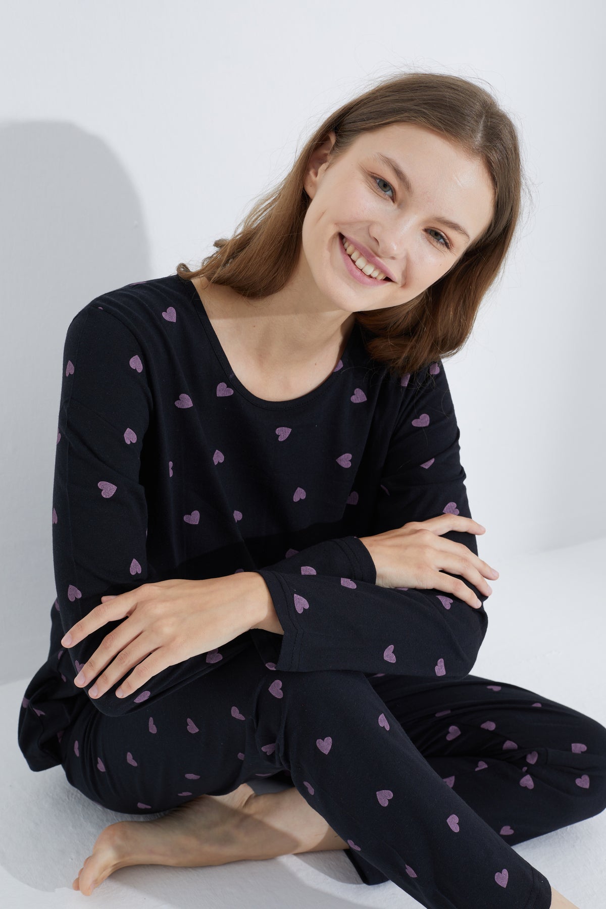 طقم بيجاما Siyah İnci لون أسود