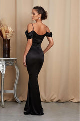 فستان سهرة mafdress لون أسود