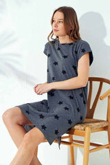 قميص النوم Siyah İnci لون رمادي