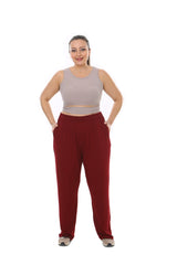 بنطال XL Modam لون بوردو