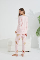 طقم بيجاما Siyah İnci لون أبيض