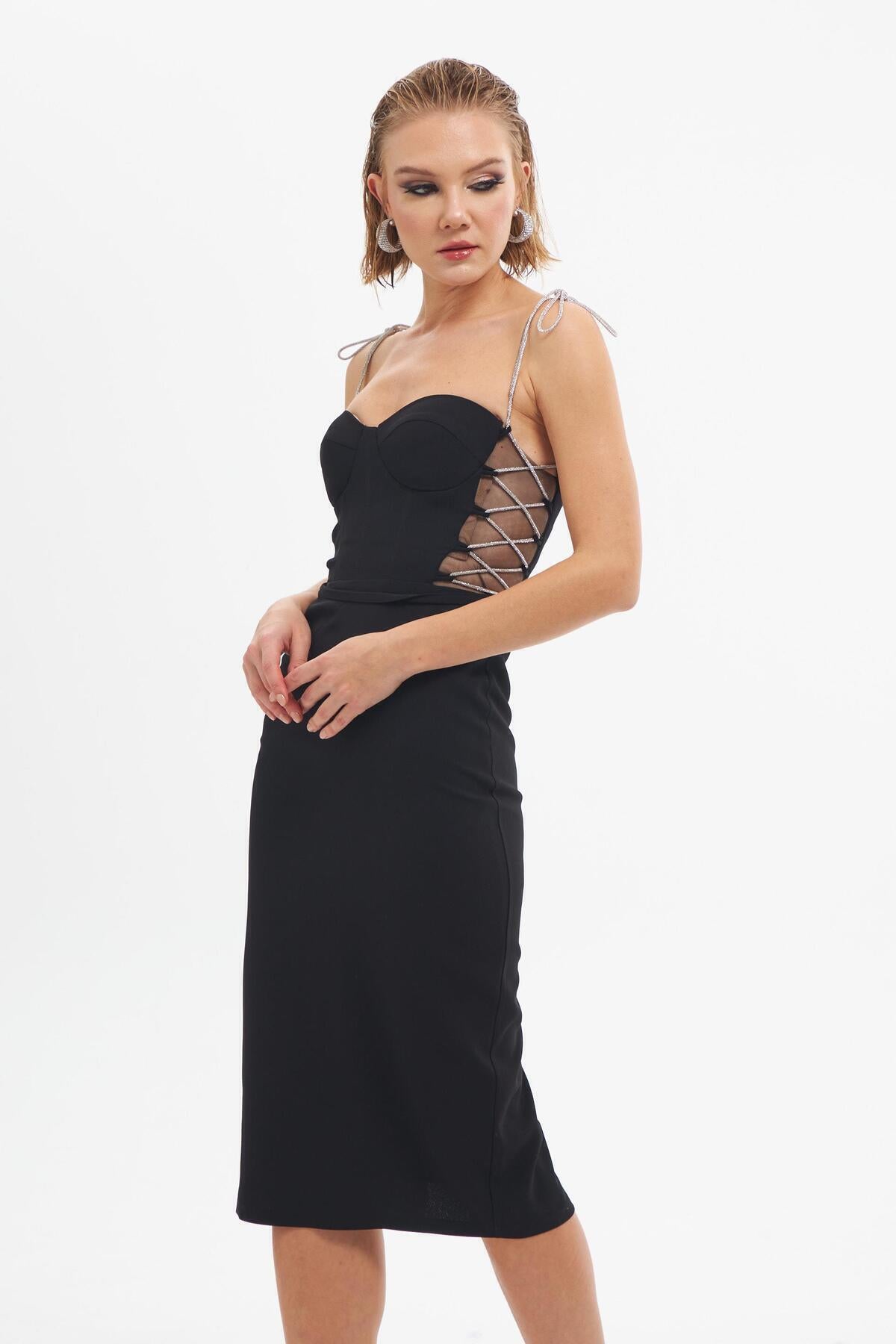 فستان سهرة CARMEN لون أسود