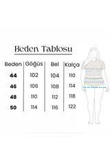 فستان Even Plus Size - Büyük Beden Kadın Giyim لون أسود