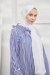 شال ARMANDA لون أبيض