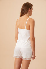 طقم بيجاما Suwen لون بيج فاتح