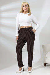 بنطال Mooi XXL لون بني