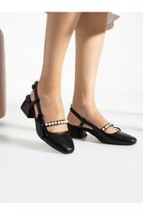 حذاء كلاسيكي بكعب Alemdar Shoes لون أسود