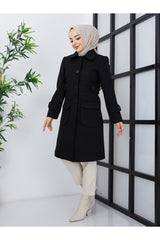 معطف BELLİNA لون أسود