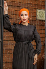 فستان Bestenur لون أسود