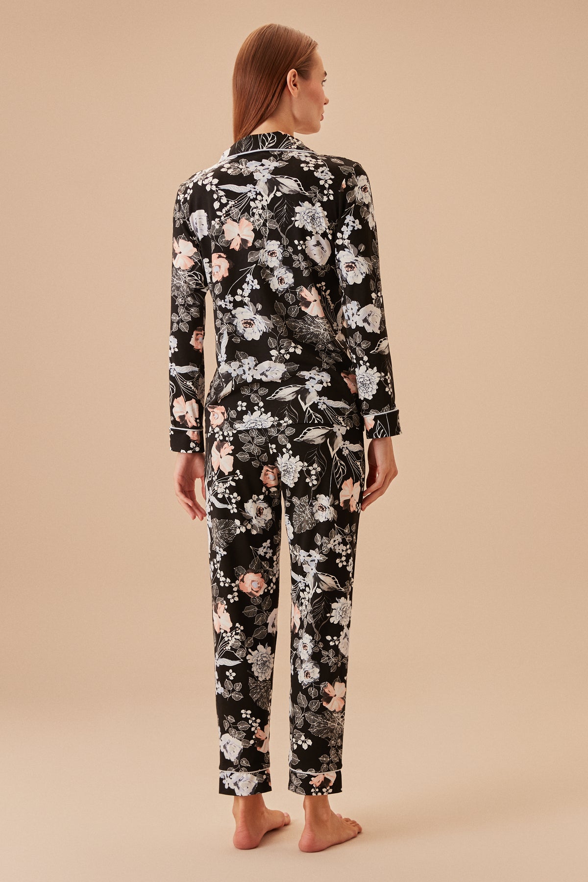 طقم بيجاما Suwen لون أسود