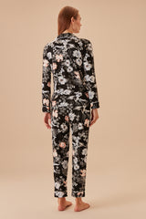 طقم بيجاما Suwen لون أسود