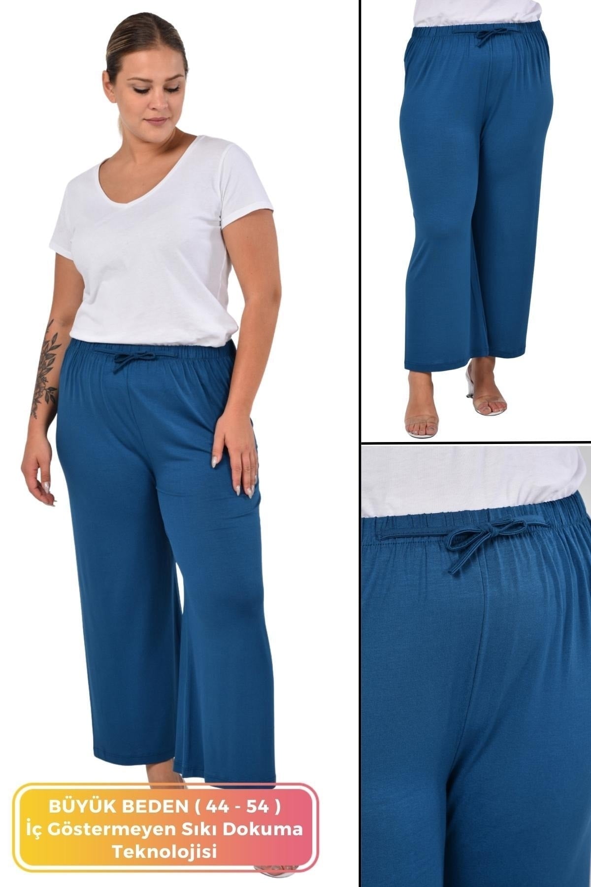 بنطال tarzımsüper لون أزرق