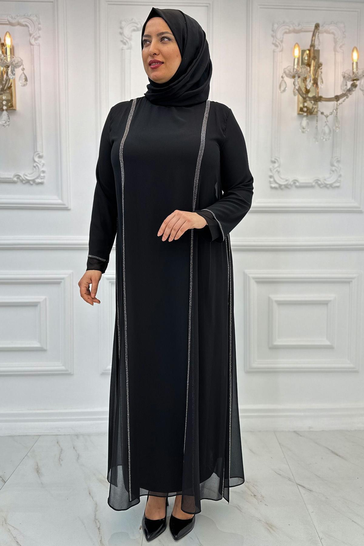 فستان Amine Hüma لون أسود