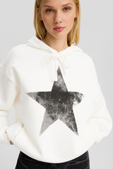 هودي Bershka لون أحمر