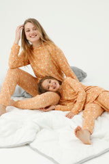 طقم بيجاما Siyah İnci لون برتقالي