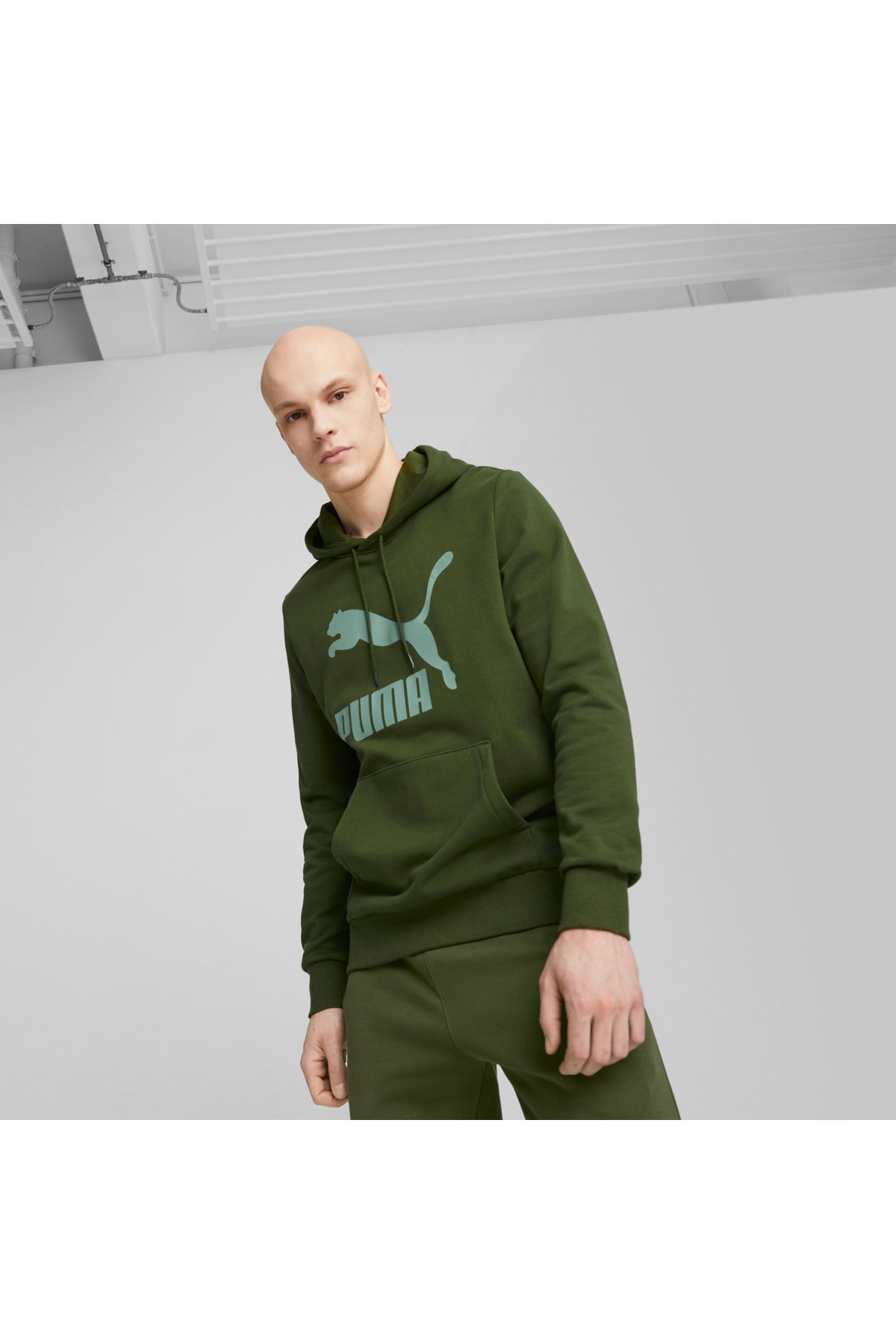هودي Puma لون أخضر