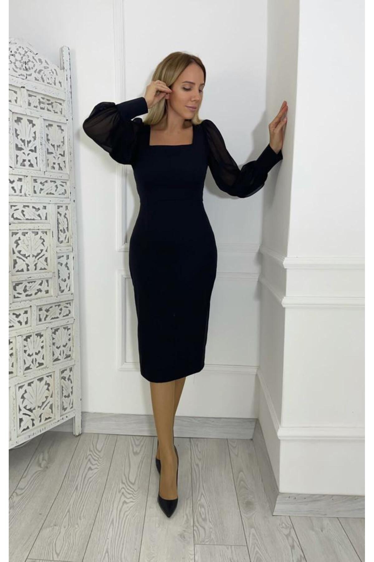 فستان سهرة gesmoda لون أسود