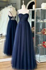 فستان سهرة Lenta Moda لون أزرق غامق