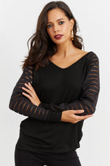 بلوزة Cool & Sexy لون أسود