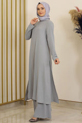 طقم Fashion Showcase لون رمادي