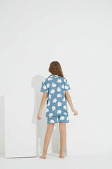 طقم بيجاما Siyah İnci لون أزرق