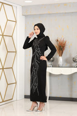 فستان PİENNAR لون أسود
