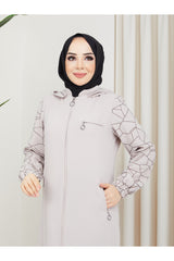 عباية BELLİNA لون رمادي