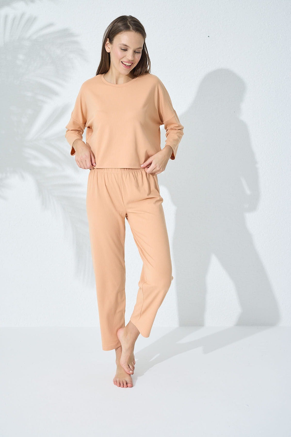 طقم بيجاما Siyah İnci لون زهري