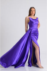 فستان سهرة SpringStore لون بنفسجي