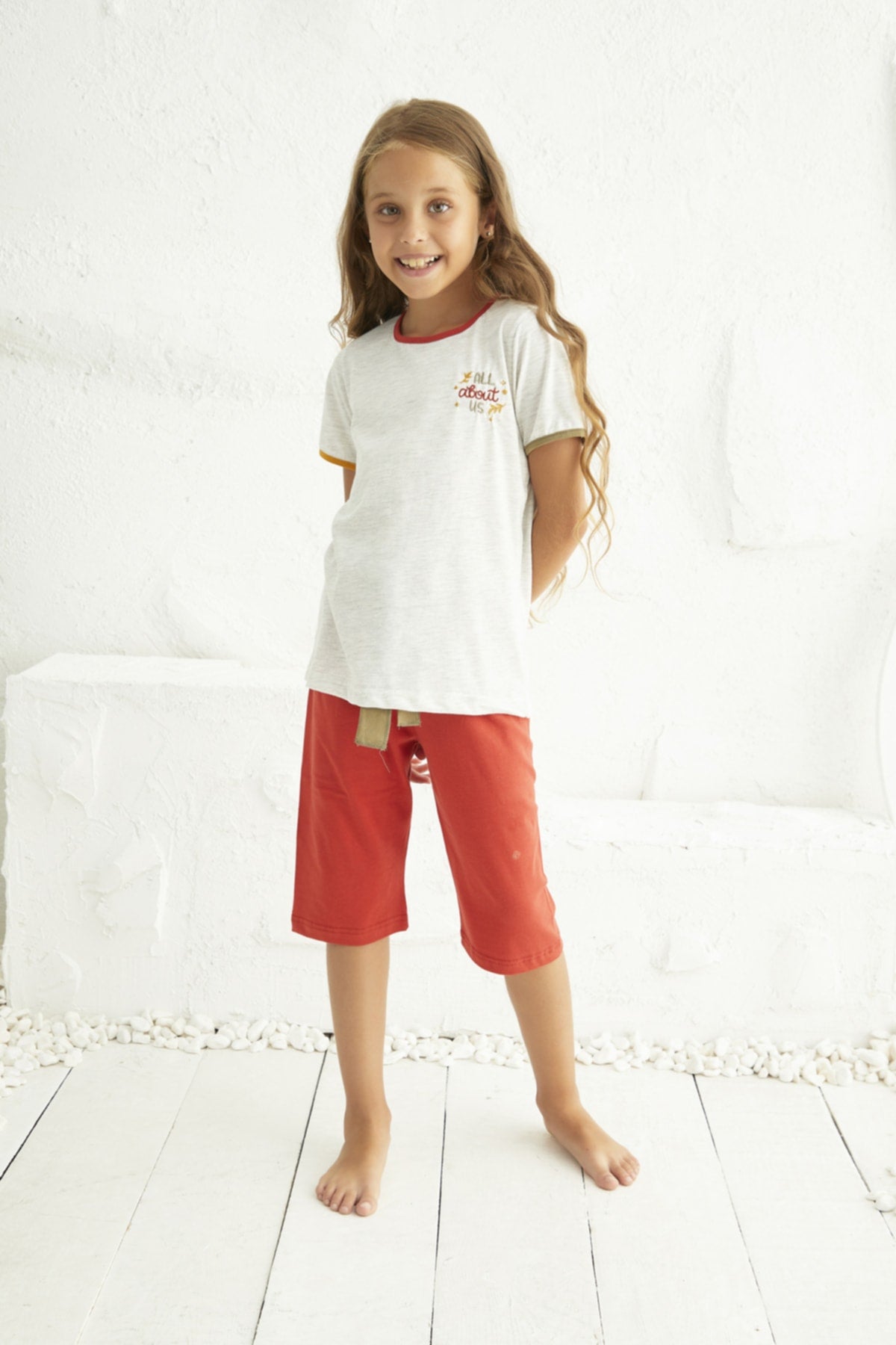 طقم بيجاما Siyah İnci لون أزرق غامق