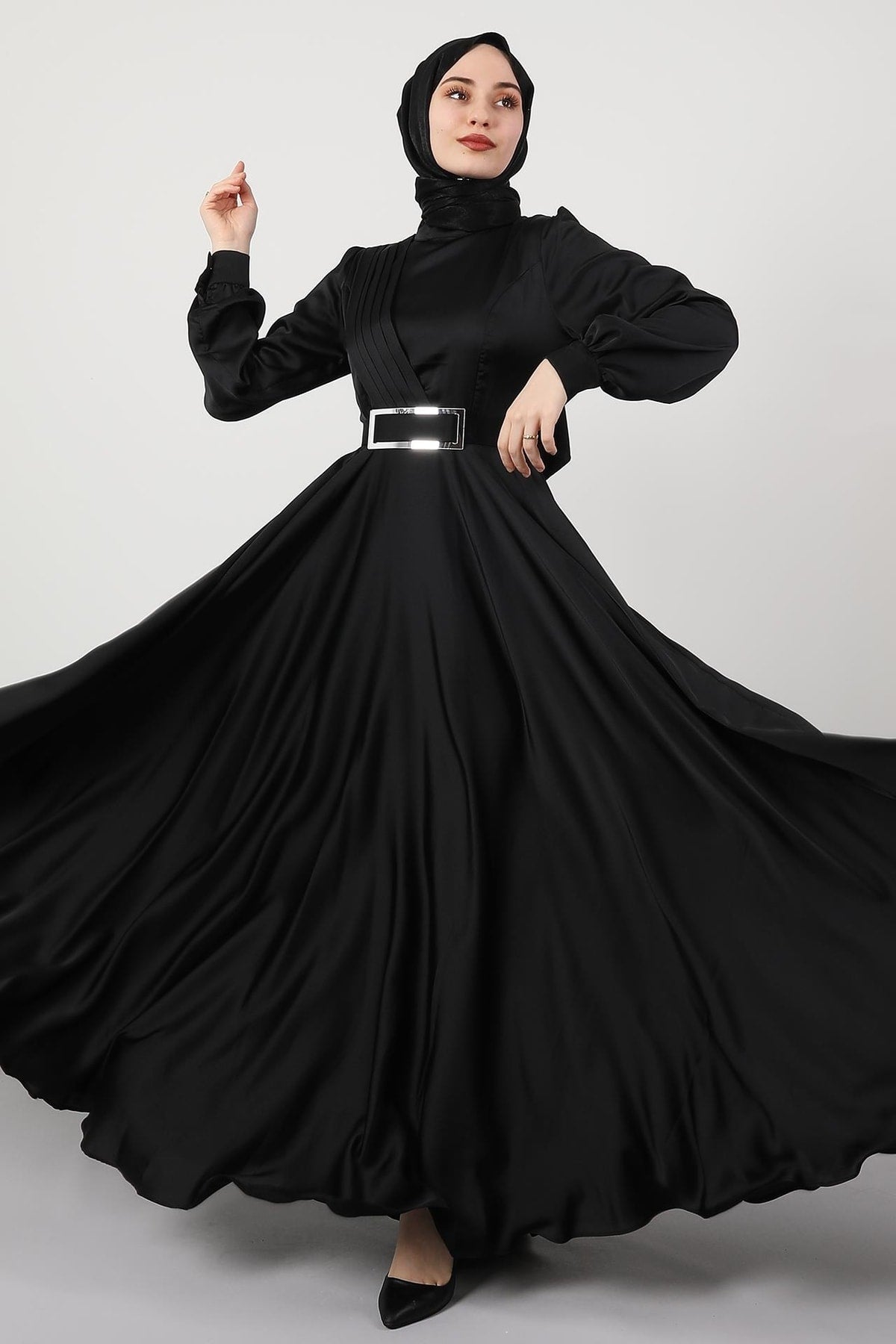 فستان سهرة giz astore لون أسود