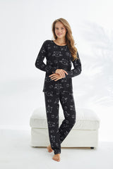 طقم بيجاما Siyah İnci لون أسود