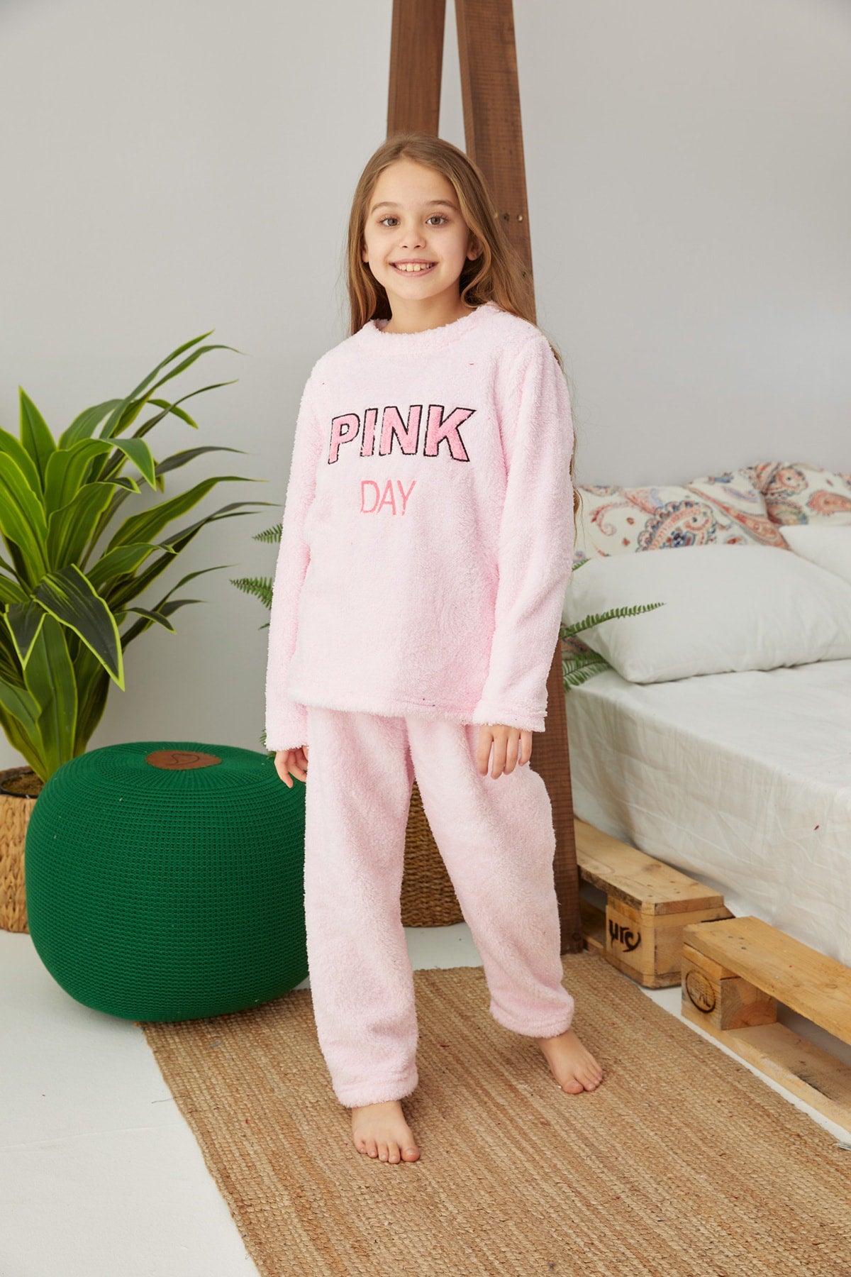 طقم بيجاما Siyah İnci لون زهري