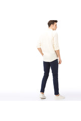 بنطال Lacoste لون أزرق غامق