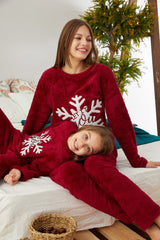 طقم بيجاما Siyah İnci لون أحمر