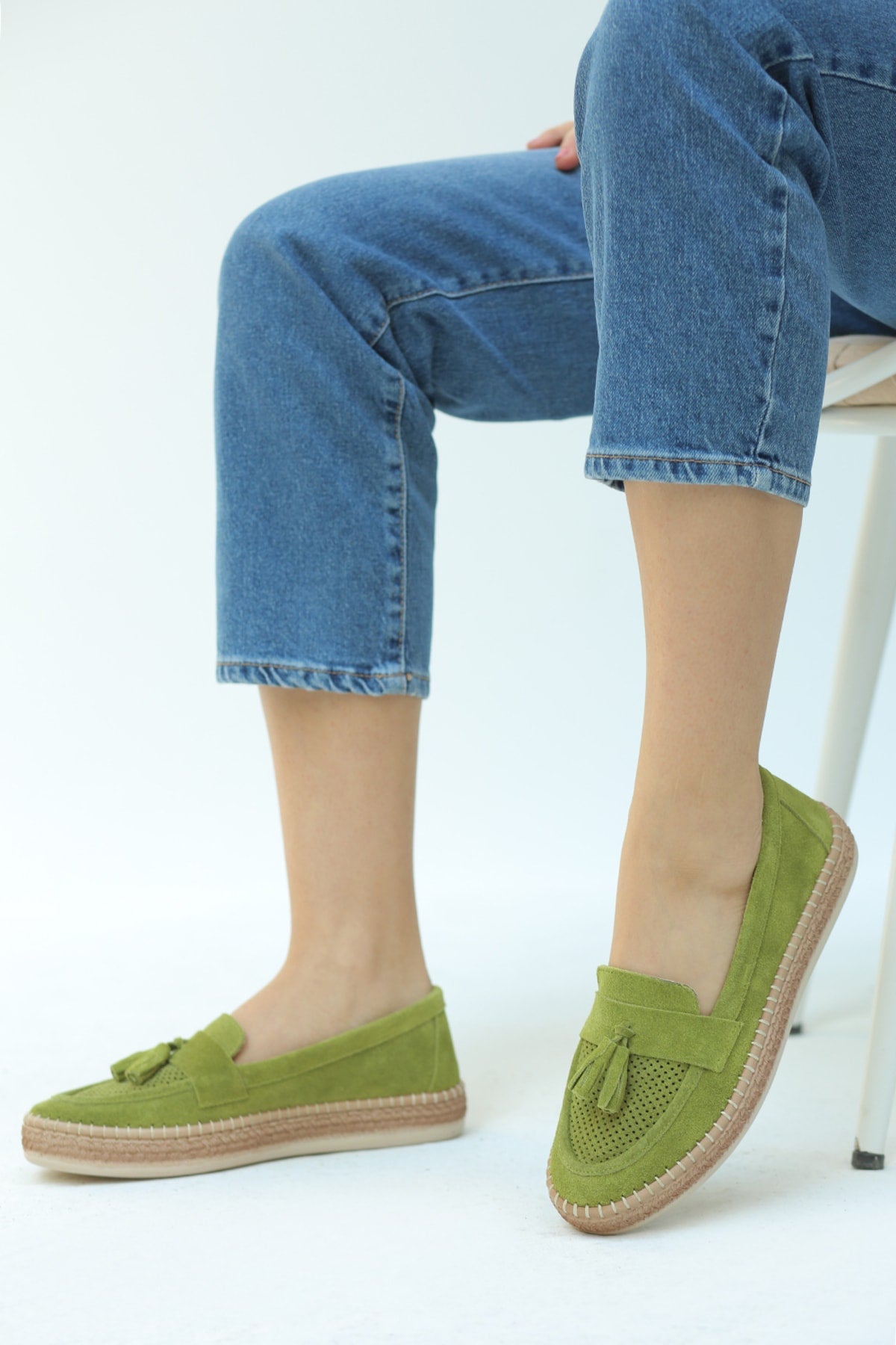 باليرينا ELİT SHOES لون أخضر