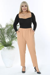 بنطال Mooi XXL لون بيج