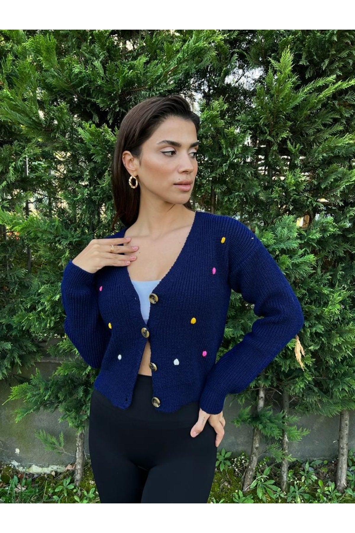 جاكيت خفيف Dogukantriko لون أزرق غامق