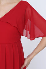 فستان MODA LABİO لون أحمر