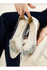 باليرينا moun shoes لون أبيض