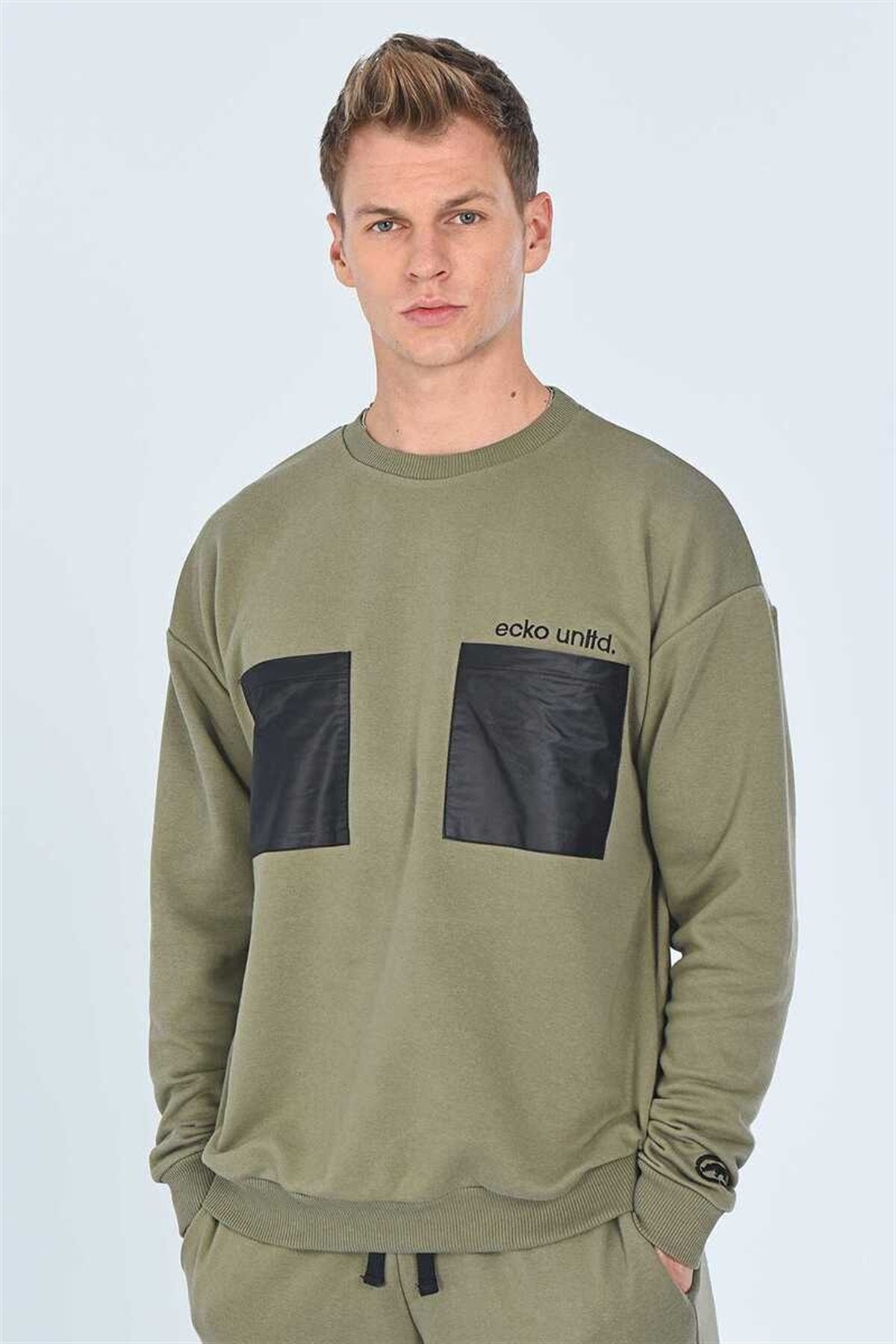 هودي Ecko Unltd لون كاكي