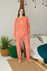 طقم بيجاما Siyah İnci لون برتقالي