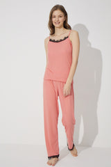 طقم بيجاما Siyah İnci لون زهري