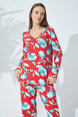 طقم بيجاما Siyah İnci لون أبيض