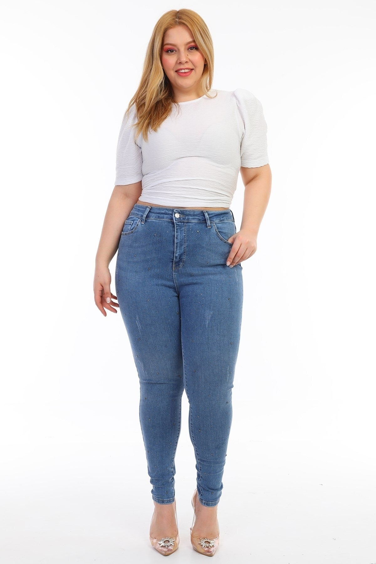 بنطال PodiumStar لون أزرق