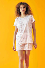 طقم بيجاما Siyah İnci لون زهري