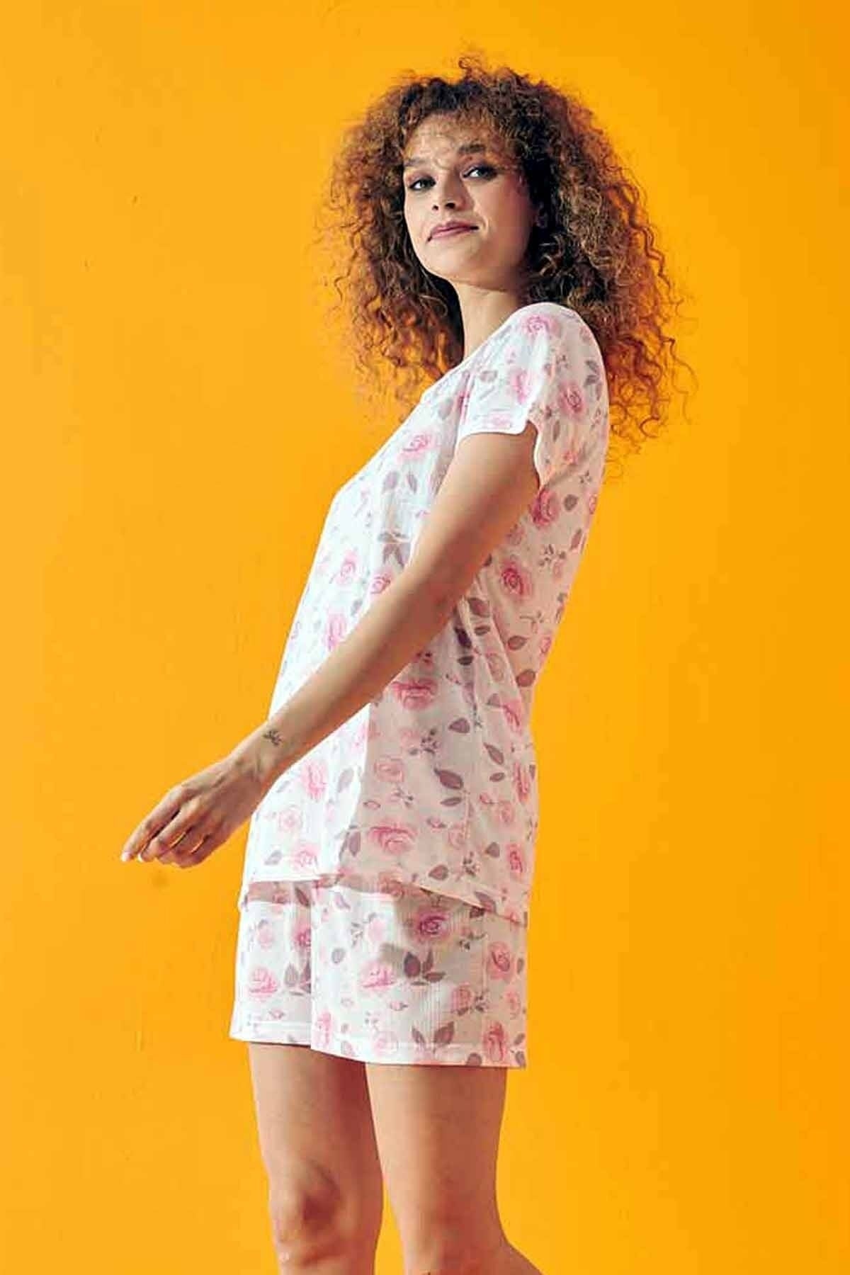 طقم بيجاما Siyah İnci لون زهري