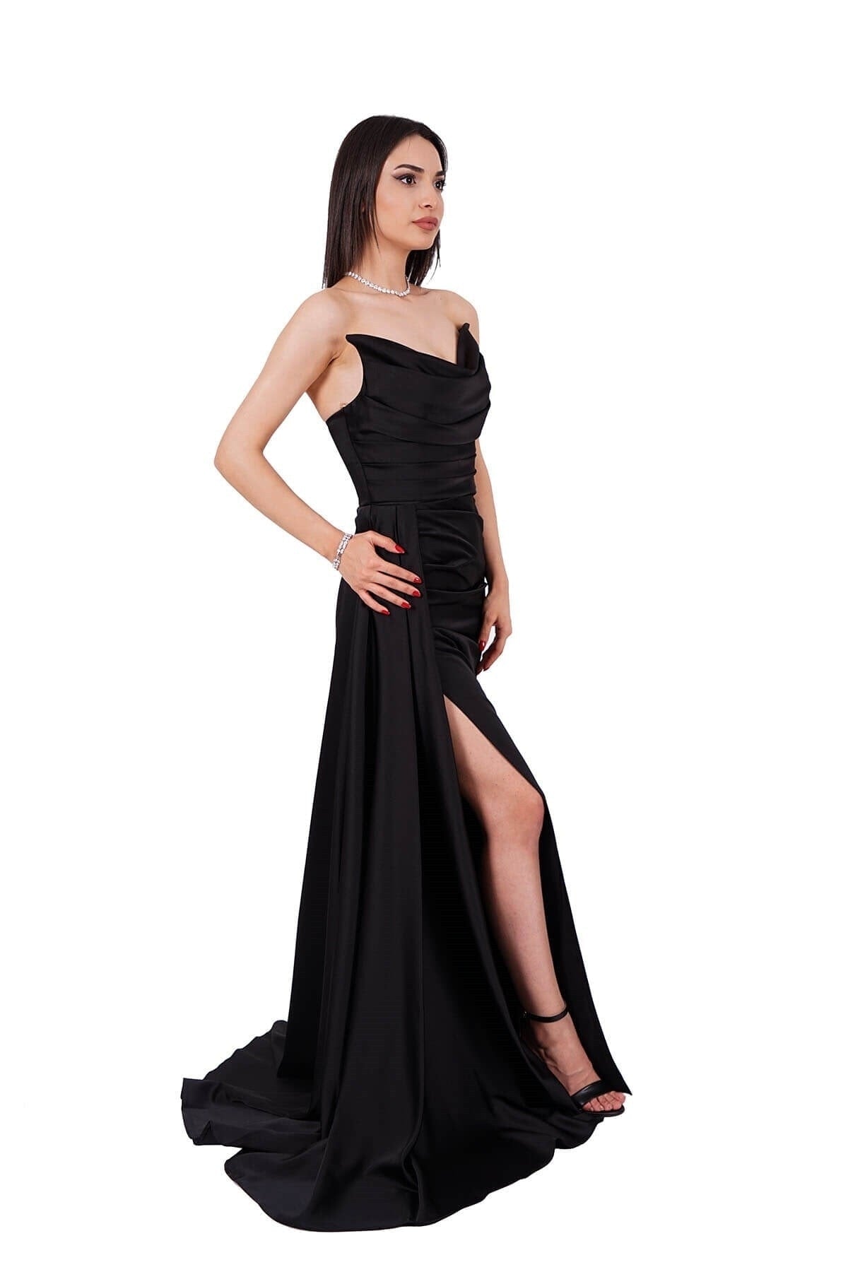 فستان سهرة SpringStore لون أسود